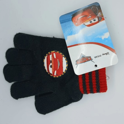 Handschoenen Disney Cars - Lightning McQueen - zwart