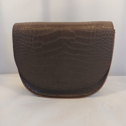 Dutch design MAE & IVY schoudertas - slangenleer bruin