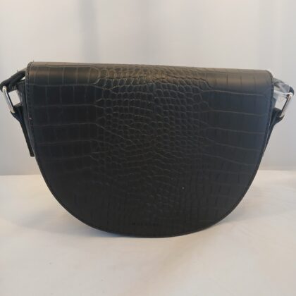 Dutch design MAE & IVY schoudertas - slangenleer zwart